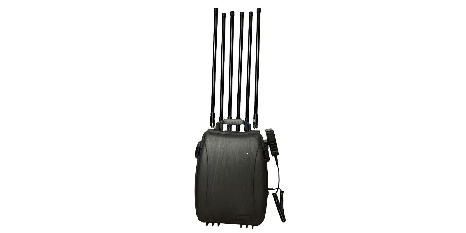 Jammer 8 Black messenger bag with straps