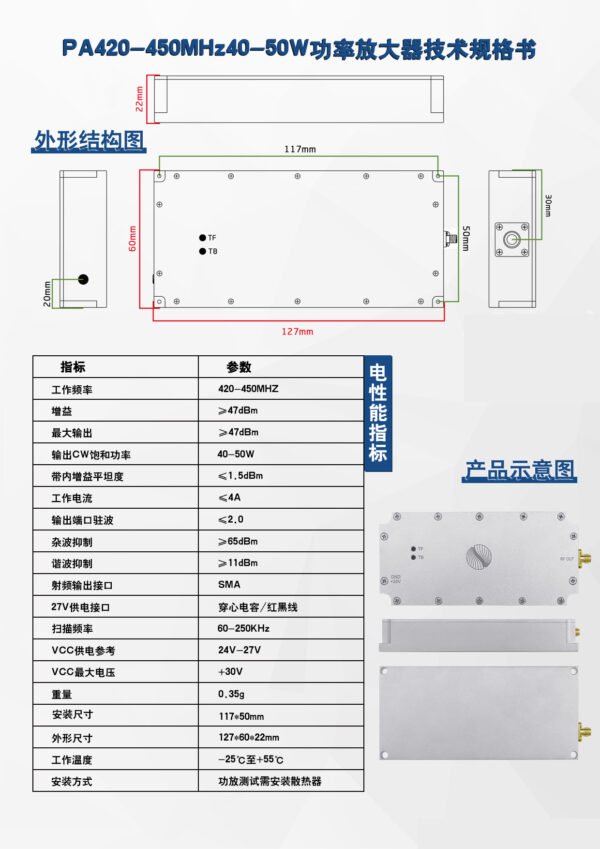 433MHz 50W Module